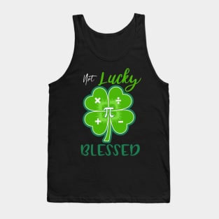 3.14% Pirish Saint Patricks Day Green Math Geek Pi Day Tank Top